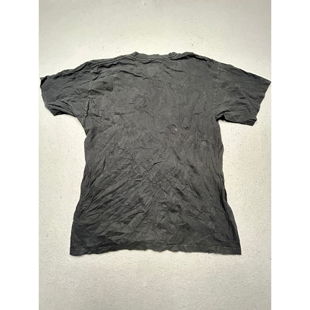 Hawk Graphic T-Shirt 100% Cotton Black Large Mens